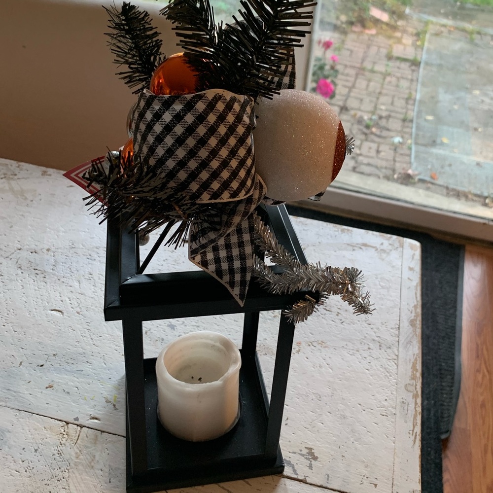 Halloween evil eye candle lantern decor handmade - Picture 8 of 9